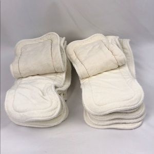Bamboo terry and Hemp cloth diaper insert